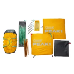 Coleman PEAK1™ 6-Person Dome Tent​ -Coleman Shop Peak1 DomeTent 4P Overhead Bag Contents 0003 v2 1