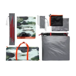 Coleman Skydome™ 6-Person Watercolor Series Camping Tent​ -Coleman Shop Skydome20Design20Series 6P Overhead20Bag20Contents v2